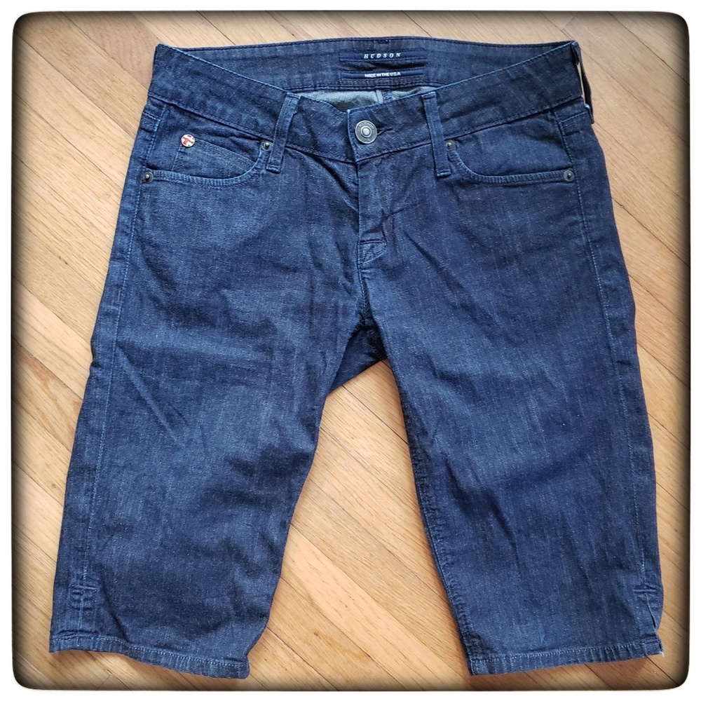 Hudson Bermuda Jean Shorts, Size 25